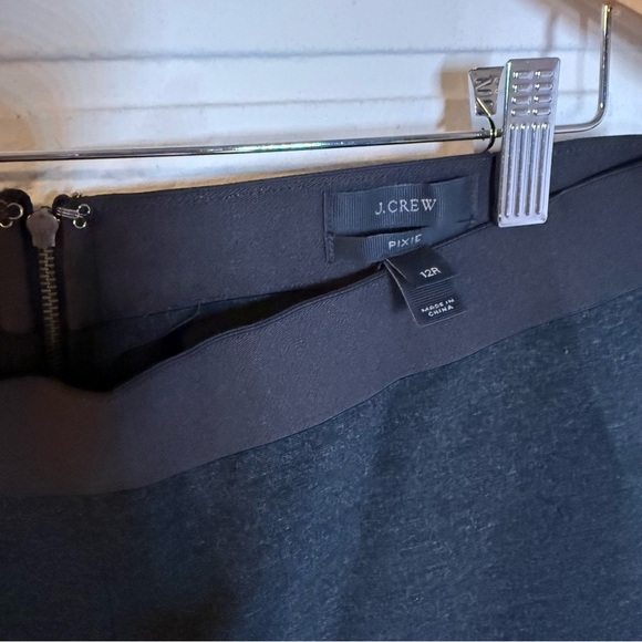 J. Crew Heather Gray Pull on Pixie Stretch Pants, Women’s Size 12 regular - Picture 4 of 8